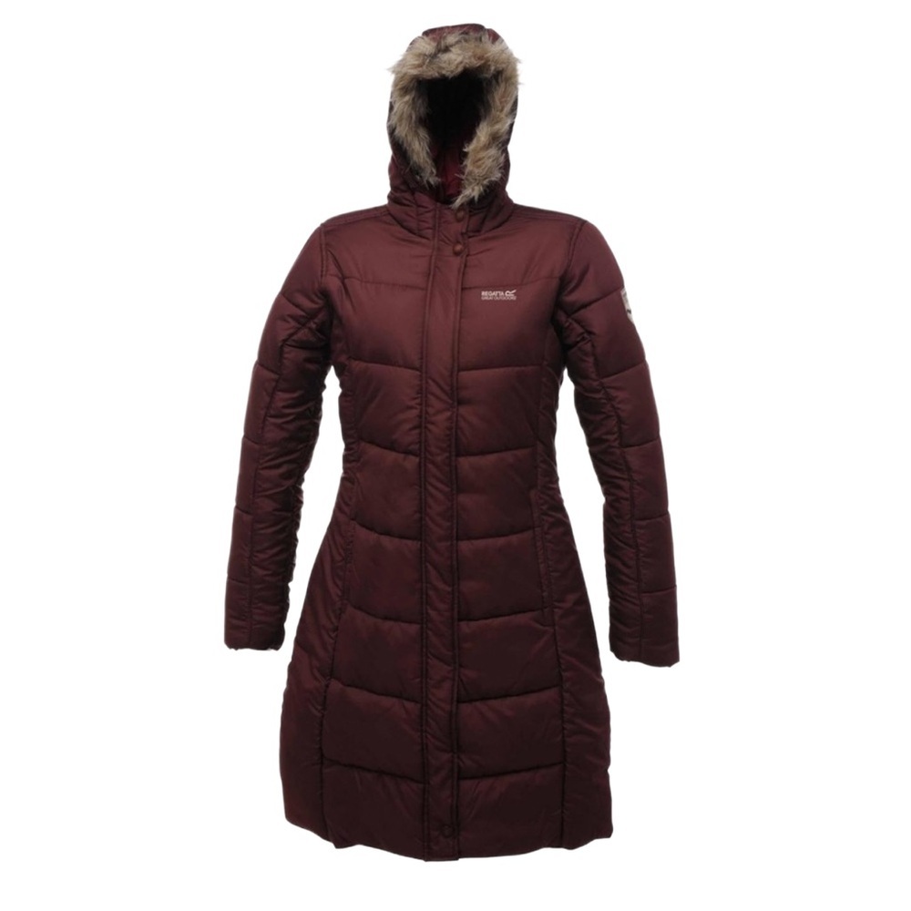 REGATTA GREAT OUTDOORS BLISSFULL ll PARKA - BURGUNDY SIZE 18 (NEW WITH TAGS) A22